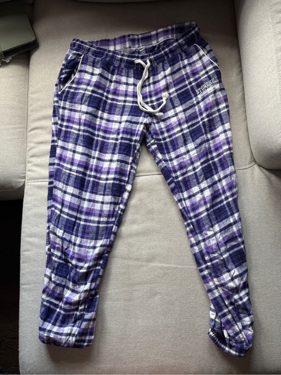 Other - Stonehill College Women’s Purple Plaid Lounge Pants
